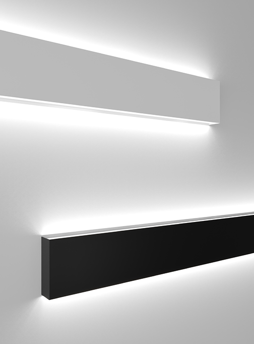 Applique LED RECTA: soluzione illuminotecnica Novalux