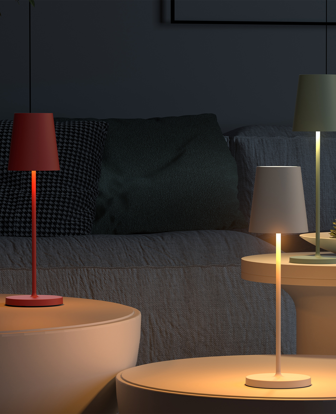 Lampada LED portatile di design Lampada LED portatile di design